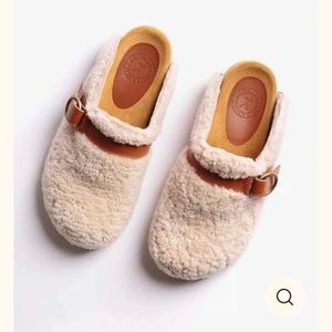 Penelope Childers Wool Shearling Slipper Mules